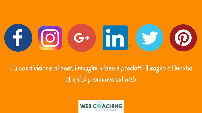 social network o post del blog la condivisione rimane un obiettivo principale per chi pubblica online di claudio lombardi consulente web per le aziende web-coaching brand positioning