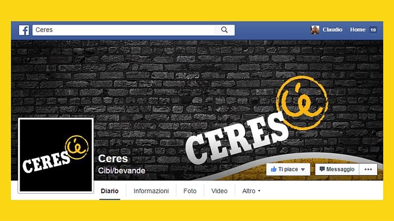 la cover di ceres il più bel negozio di piaza facebook