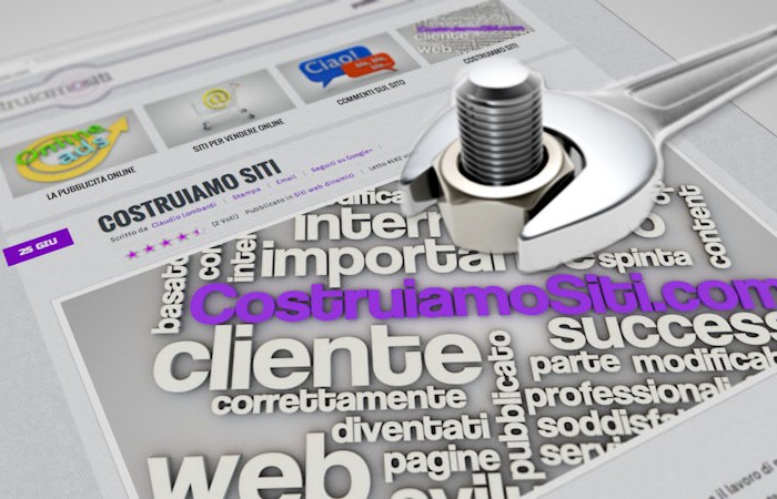 aggiornare sito web