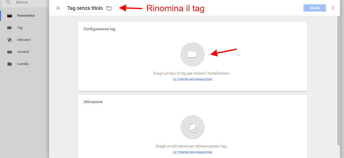 google tag manager crea un nuovo tag di claudio lombardi esperto google
