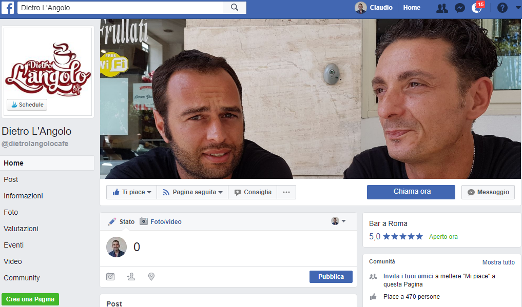 bar dietro angolo cafè talenti roma di claudio lombardi