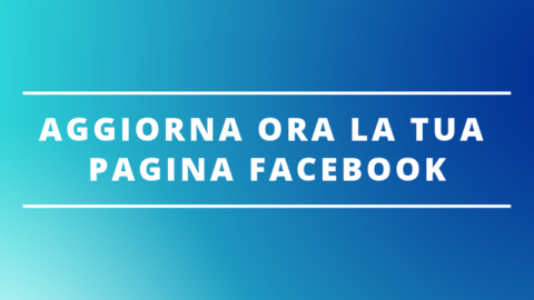 aggiorna ora la tua pagina facebook di claudio lombardi